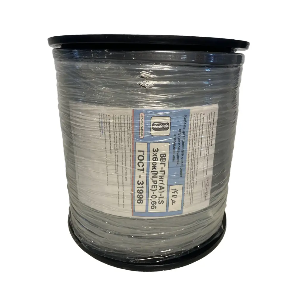 Электрический кабель Угличкабель ВВГ-Пнг(А)-LS 3x6 на отрез STLM-2110395 - Вид №1