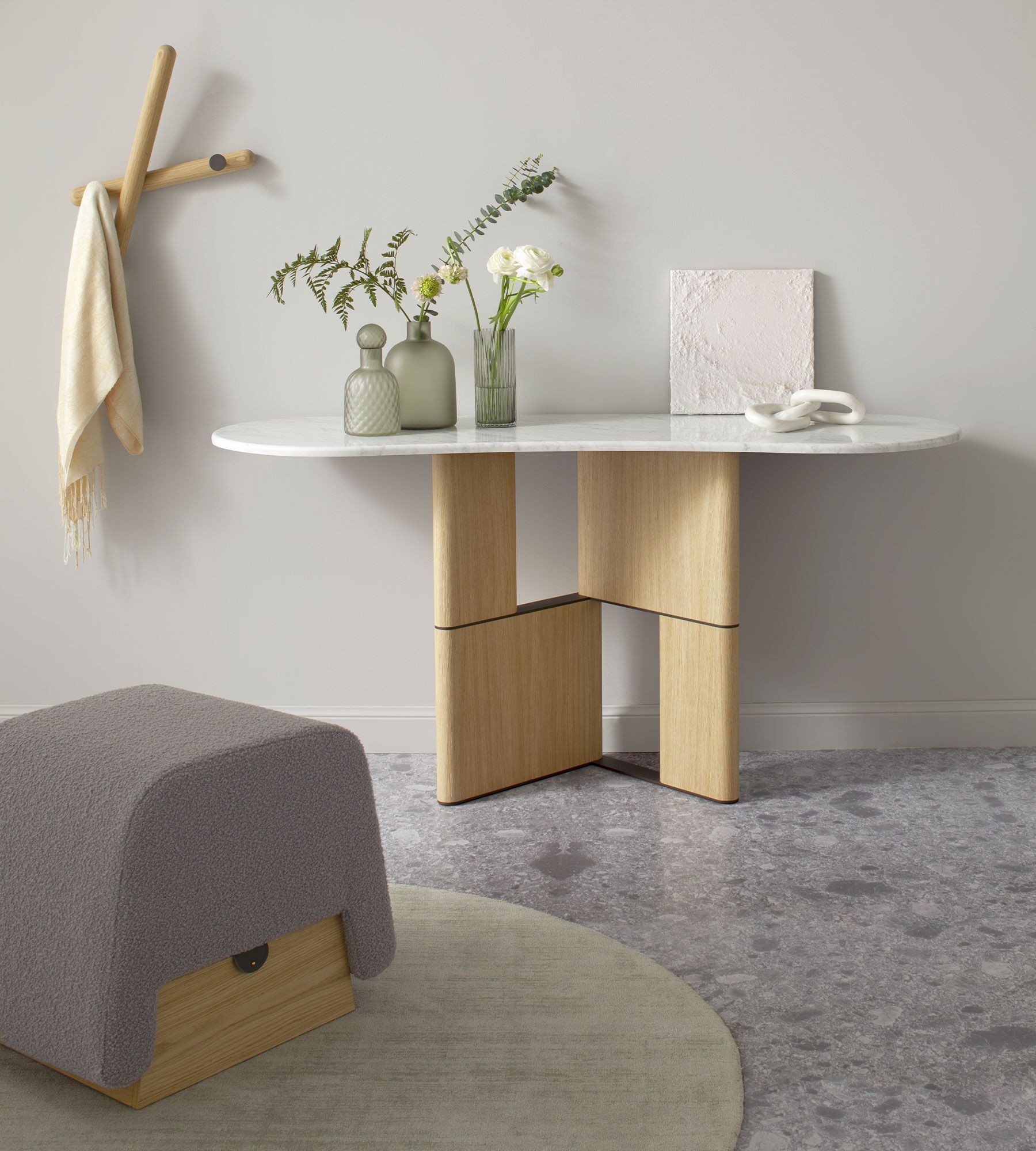 Мраморный консольный стол Morica Design TETRIS ARCH-00078124 - Вид №16