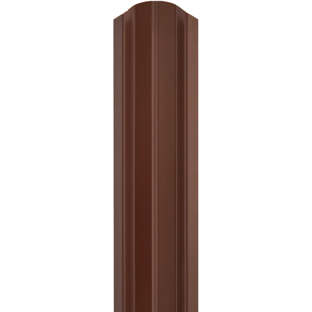 Штакетник ЭКО-М 76мм 1.5 м двухсторонний коричневый Santreyd STLM-2059290