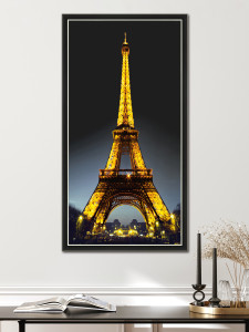 90795919 Картина в раме "Эйфелева башня" 50х100 см STLM-0386052 GRAFIS-ART