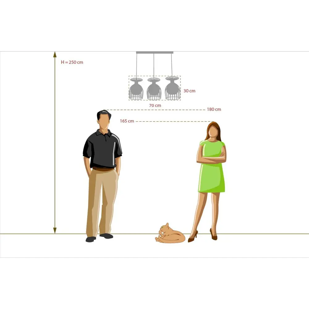 Люстра Лоск 3xE14x40 Вт, металл/стекло, цвет чёрный/белый/темное дерево MW-Light STLM-2205771 - Вид №9