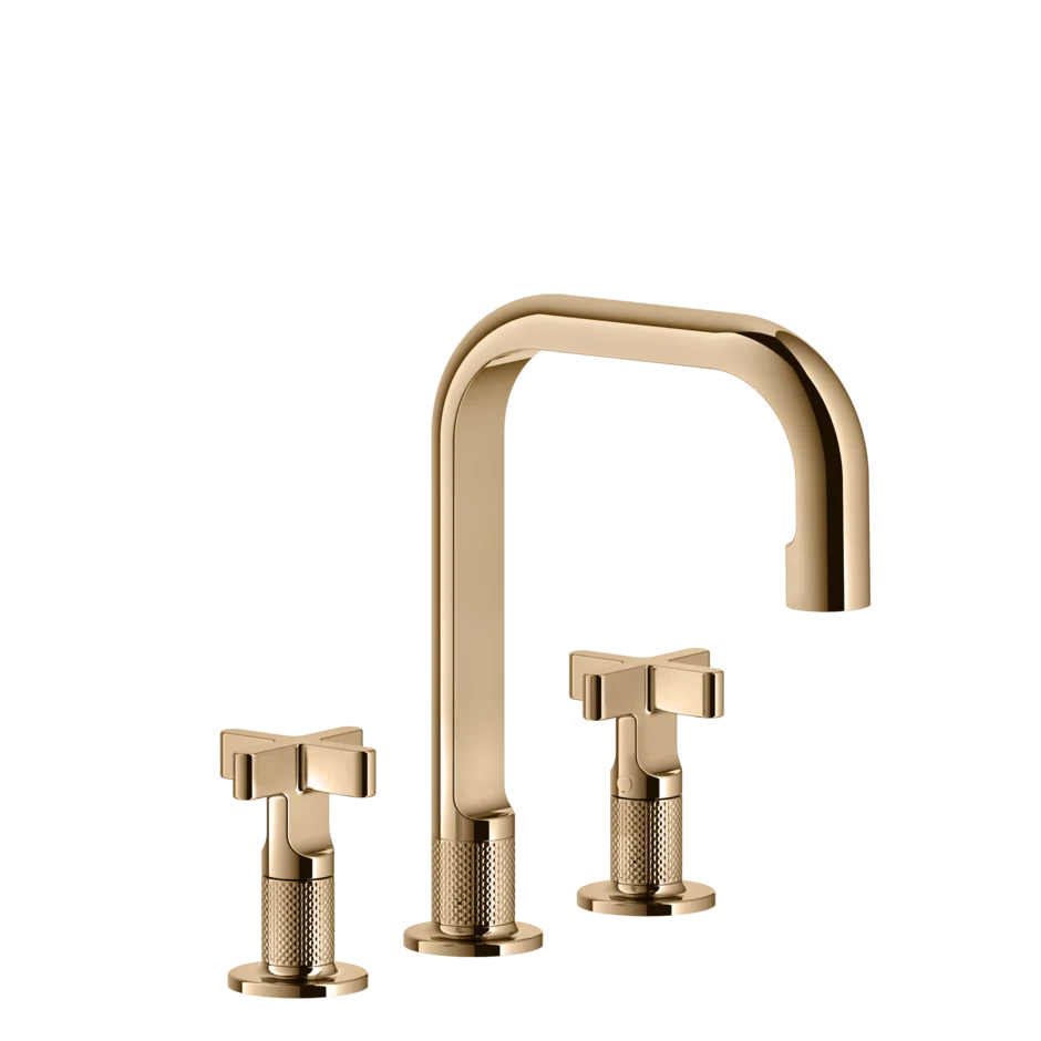 Группа умывальников 58114 735 Gessi Inciso ТЕПЛАЯ БРОНЗА PVD 58114735