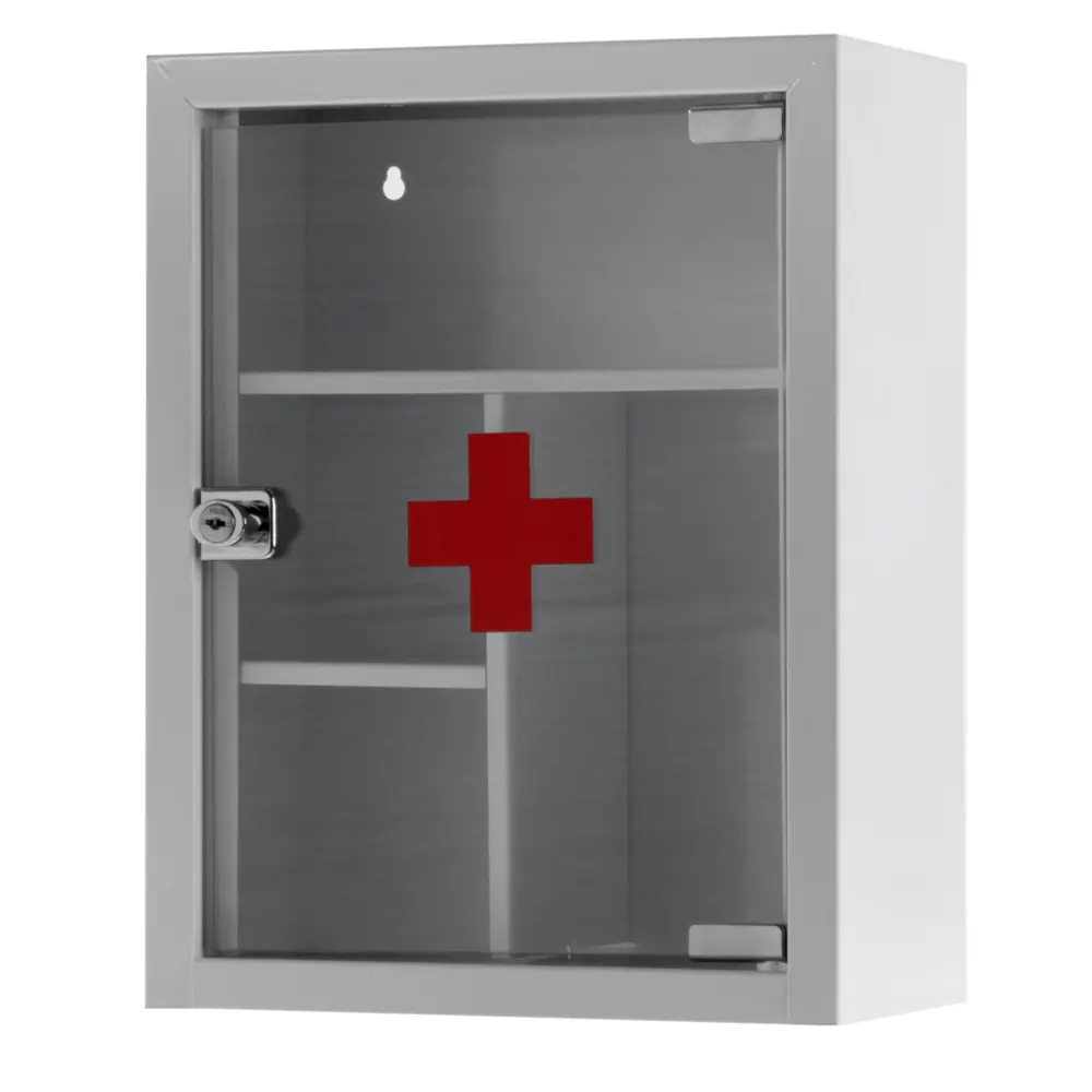 Аптечка Практик MDA 39G, 320x400x120 мм, сталь, цвет белый 14380438 STLM-2181687 Santreyd 