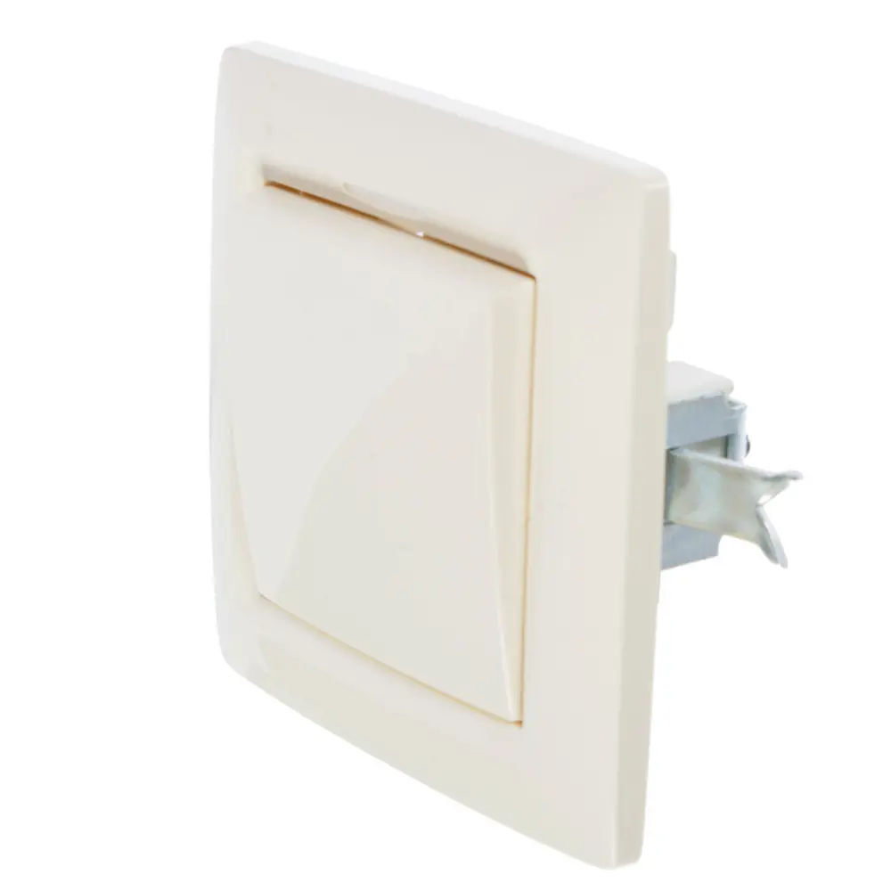 Выключатель Reone 1 клавиша цвет слоновая кость STLM-2147177 - Вид №1