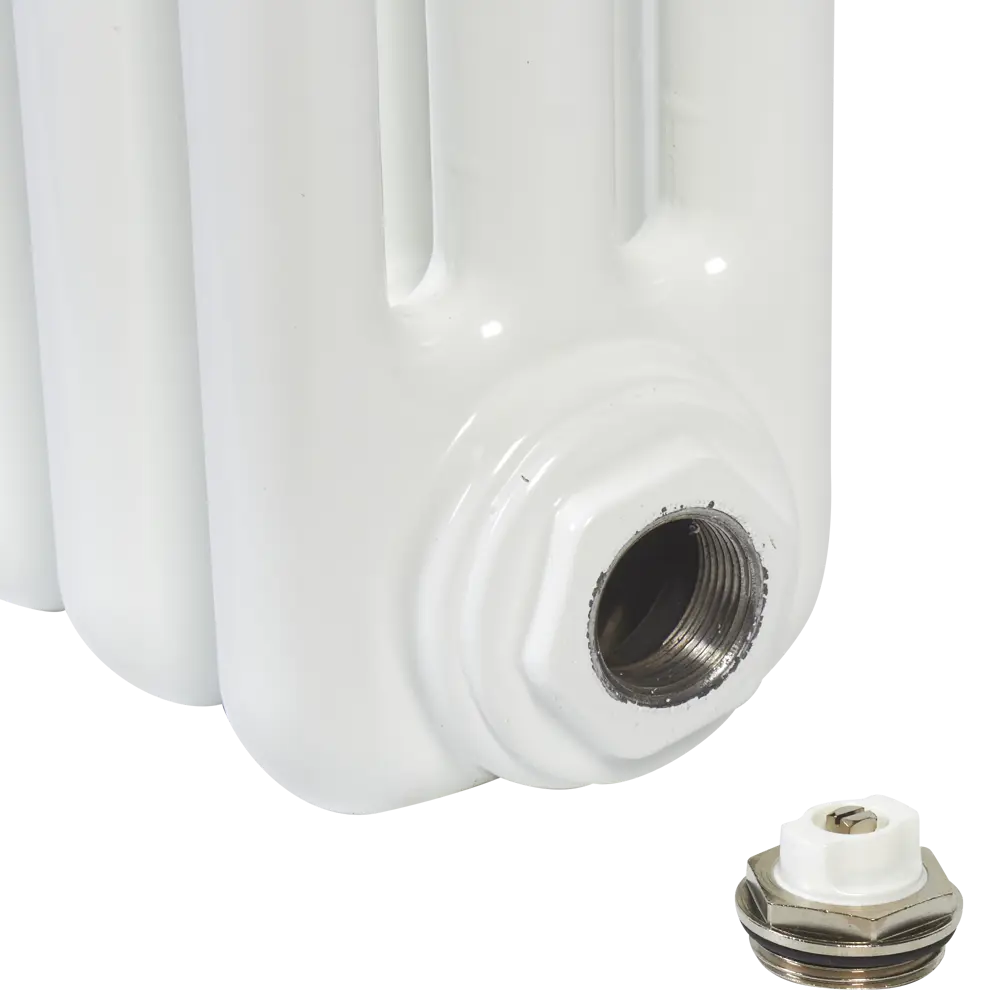 Радиатор Irsap Tesi 30565, 30 секций, боковое подключение, сталь, цвет белый STLM-2103331 - Вид №4