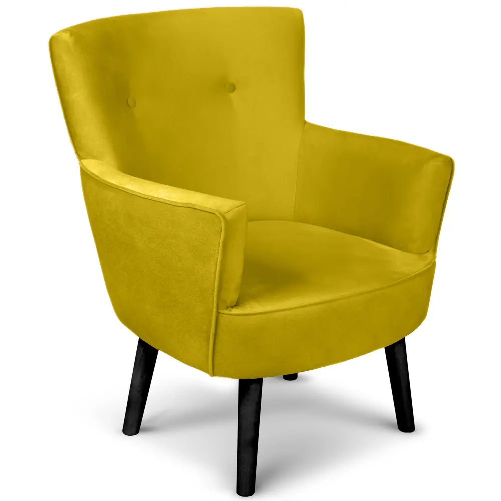 Кресло полиэстер Seasons Вилли 77x86x76 см цвет желтый STLM-2043911