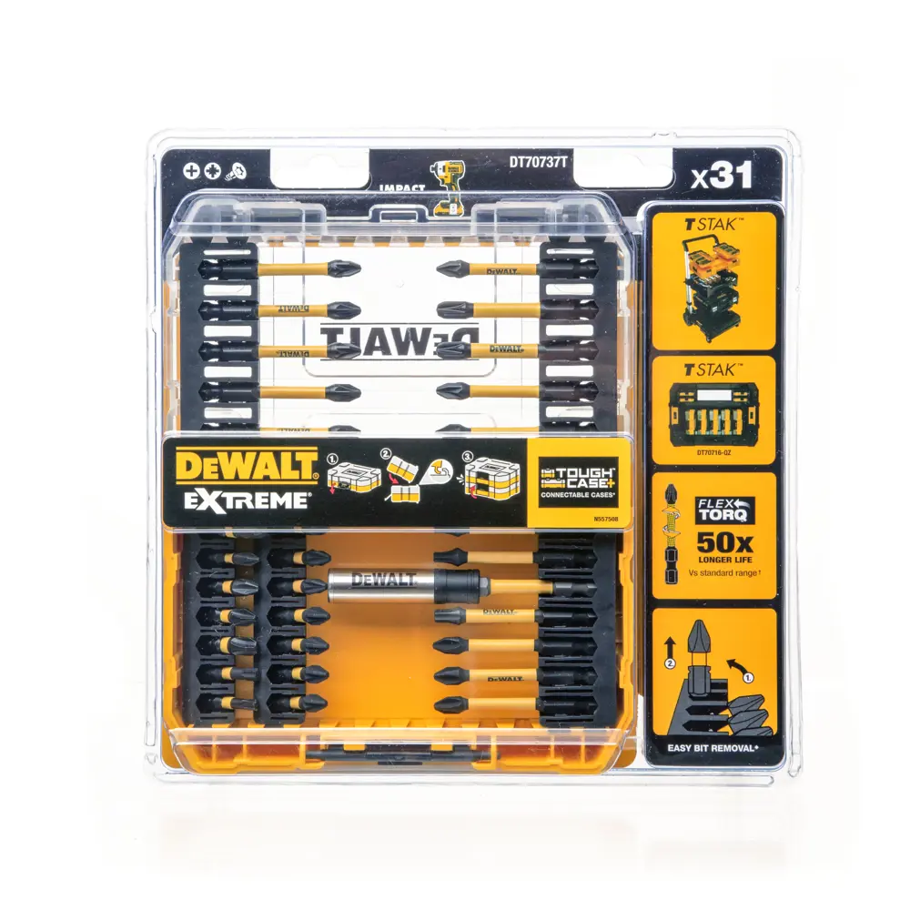 Набор бит и насадок DeWalt DT70737T, 31 шт STLM-2146240 - Вид №3