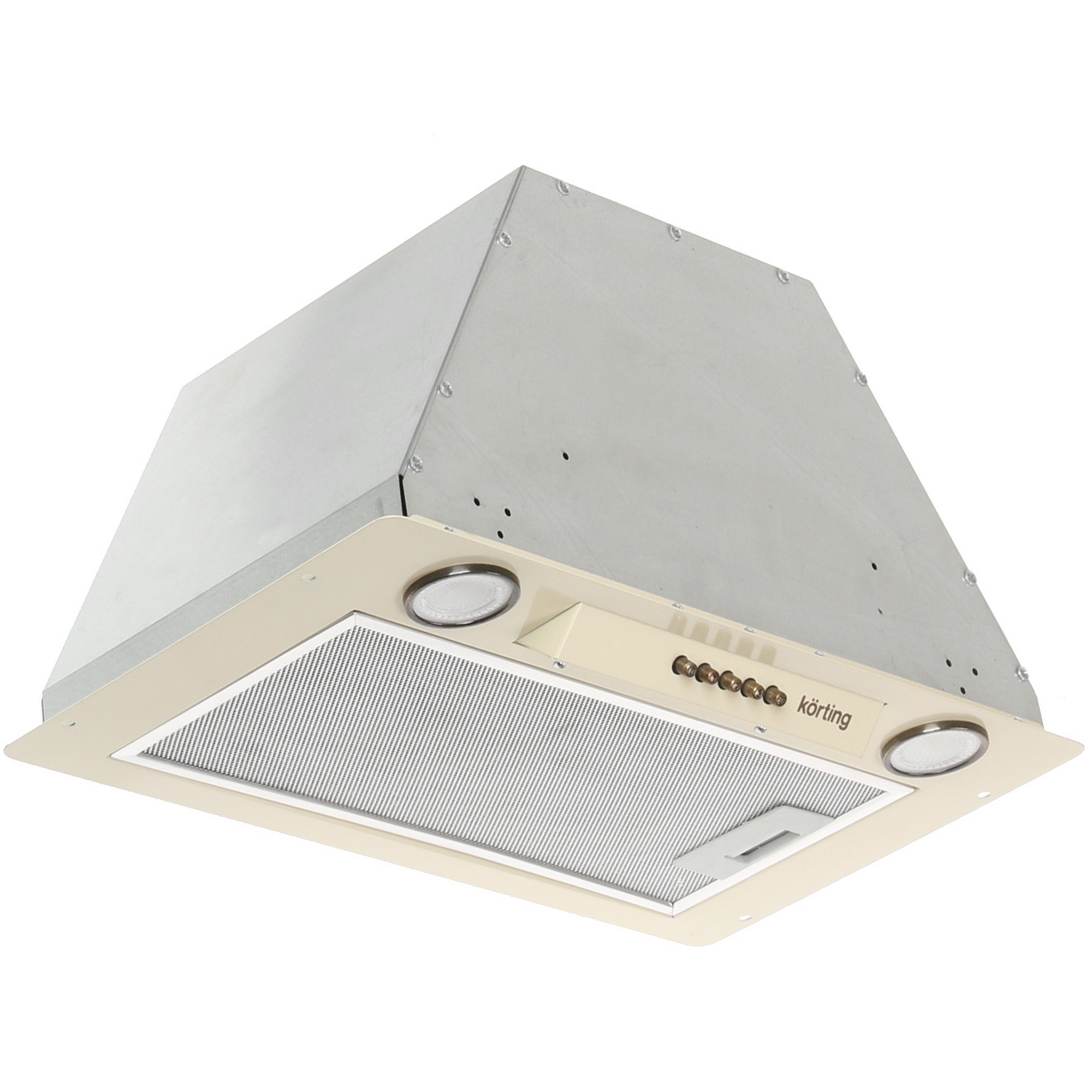 8169893 Вытяжка полновстраиваемая Korting KHI 6631 RB бежевый/золотистый STDN-0022395