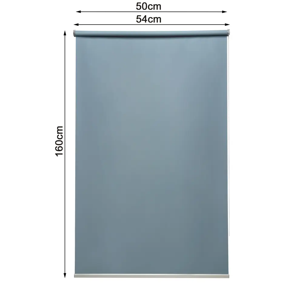 Штора рулонная блэкаут Inspire Belem 50x160 см серо-синяя Ink 4 STLM-2115993 - Вид №2