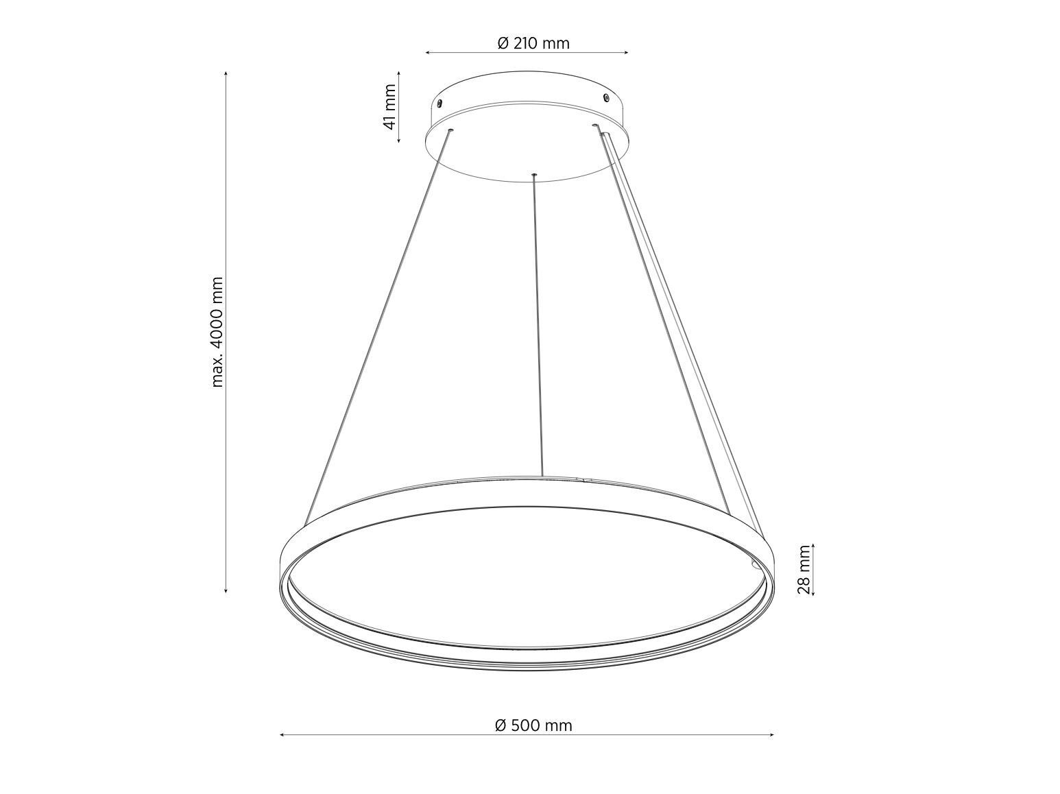 Алюминиевый акустический светодиодный подвесной светильник PROLICHT Glorious ARCH-00053117 - Вид №3