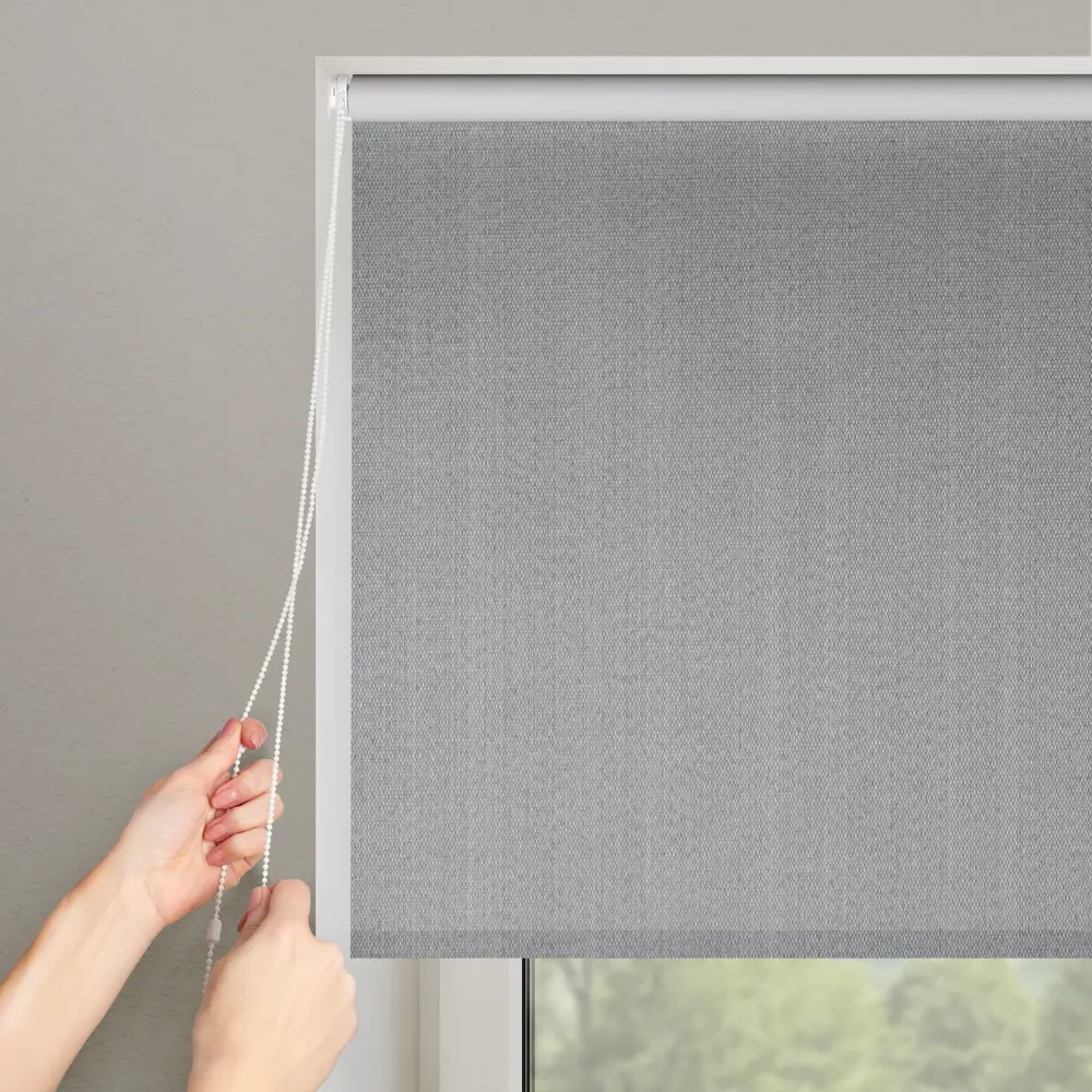 Штора рулонная блэкаут Dublin 180x175 см серая PRAKTO STLM-2114924 - Вид №9