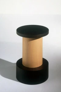 OAK Круглый деревянный журнальный столик Ettore sottsass limited edition