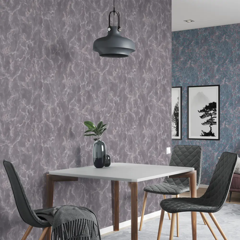 Обои флизелиновые Palitra Family Clairis фиолетовые 1.06 м 71904-46 STLM-2096205 - Вид №3