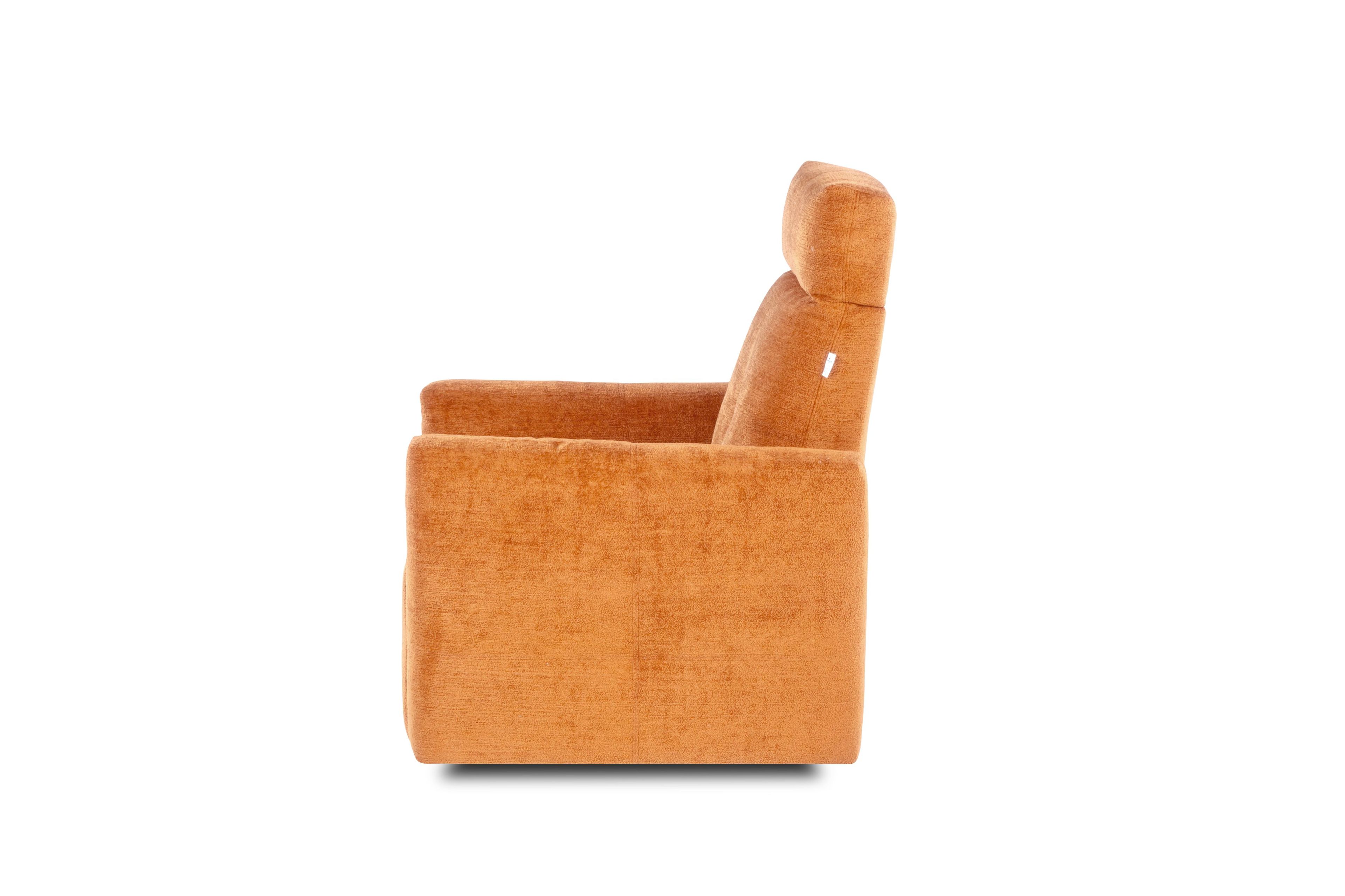 Тканевое вращающееся кресло с высокой спинкой Calia Italia премиум ARCH-00099751 - Вид №2