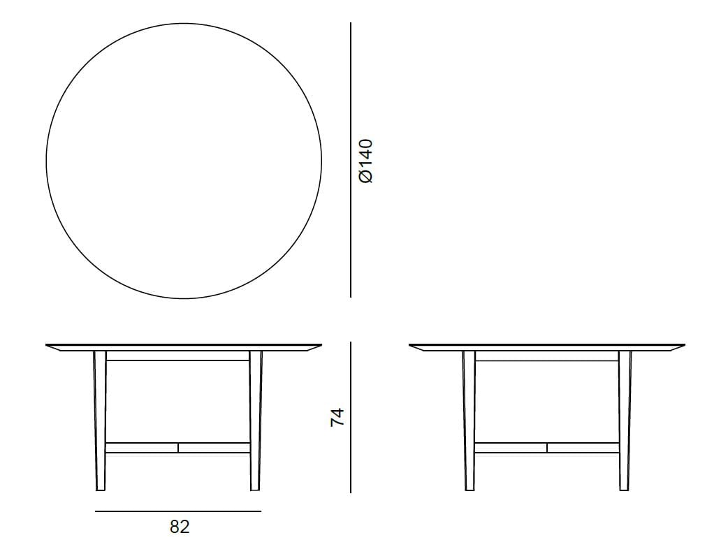 Круглый стол с хрустальной столешницей и основанием из бука BBB Луи-Филипп ARCH-00115095 - Вид №2