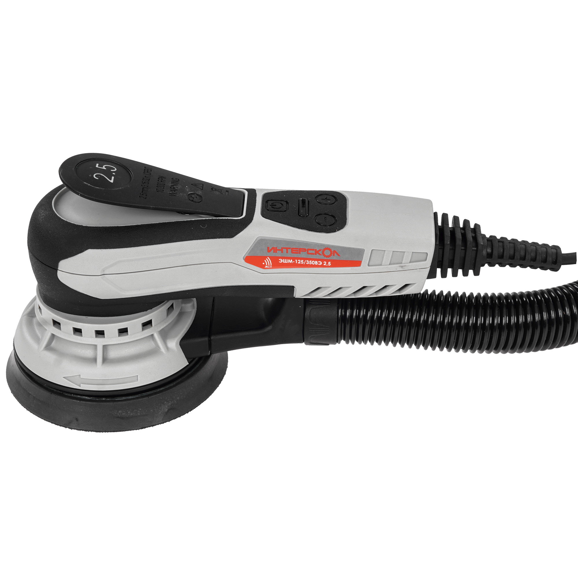 Эксцентриковая шлифмашинка ИНТЕРСКОЛ ЭШМ-125/350ВЭ 5611642 STDN-0086401 - Вид №2