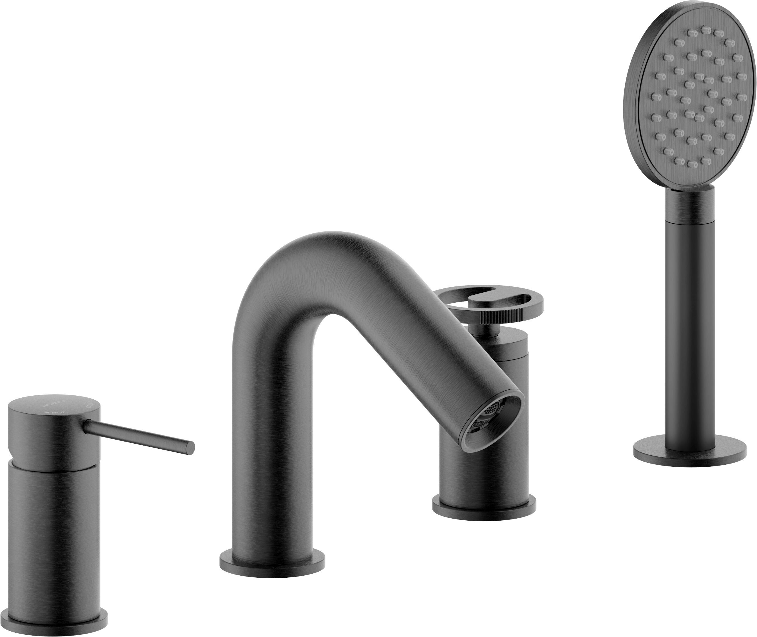 Однорычажный смеситель для ванны с ручным душем Nobili Солнце ARCH-00014012 - Вид №2