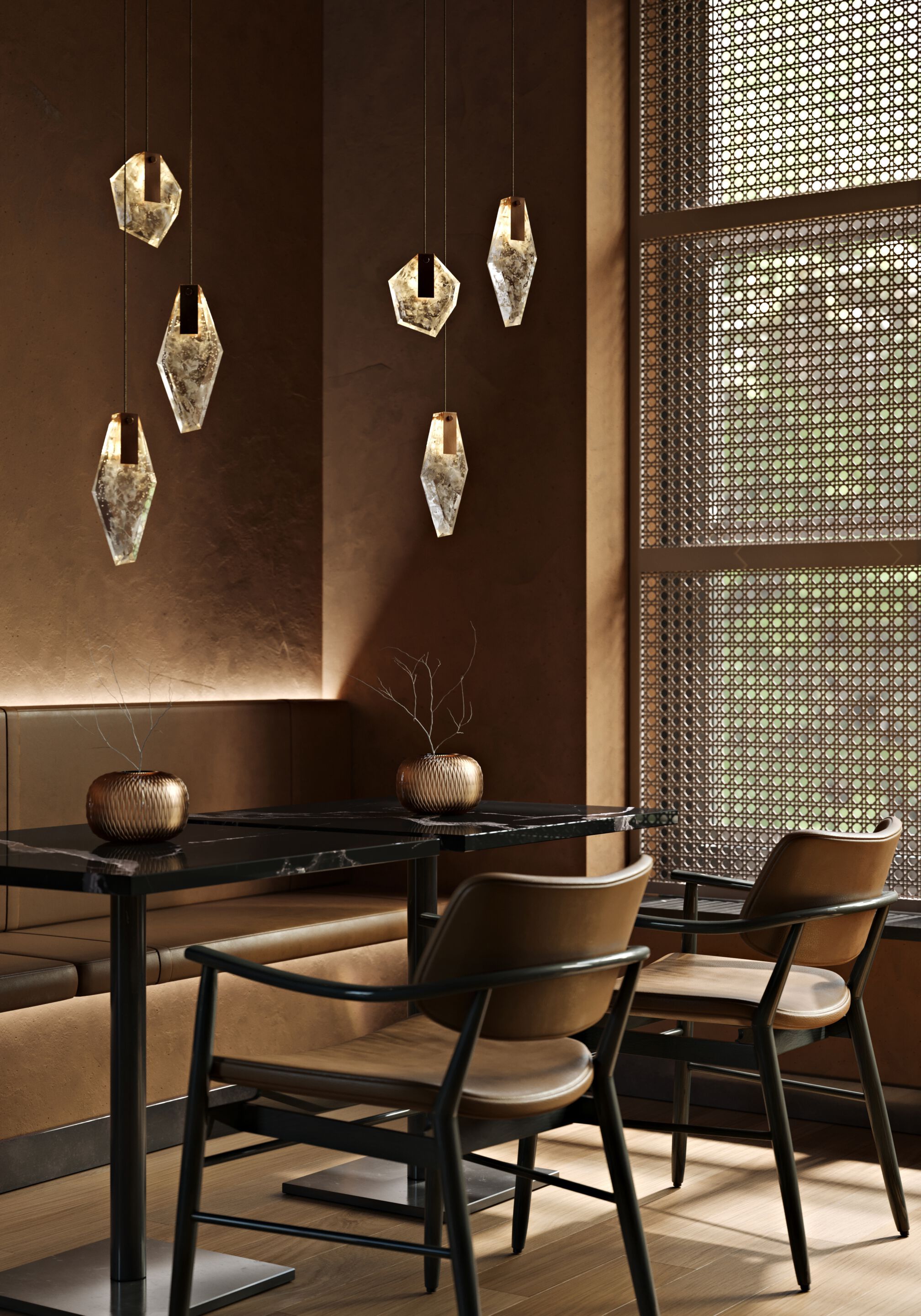 Стеклянная светодиодная люстра bomma Фрагменты ARCH-00024288 - Вид №15