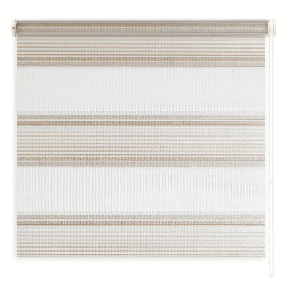 Штора рулонная день-ночь Verona 100x250 см белая MIAMOZA STLM-2074924