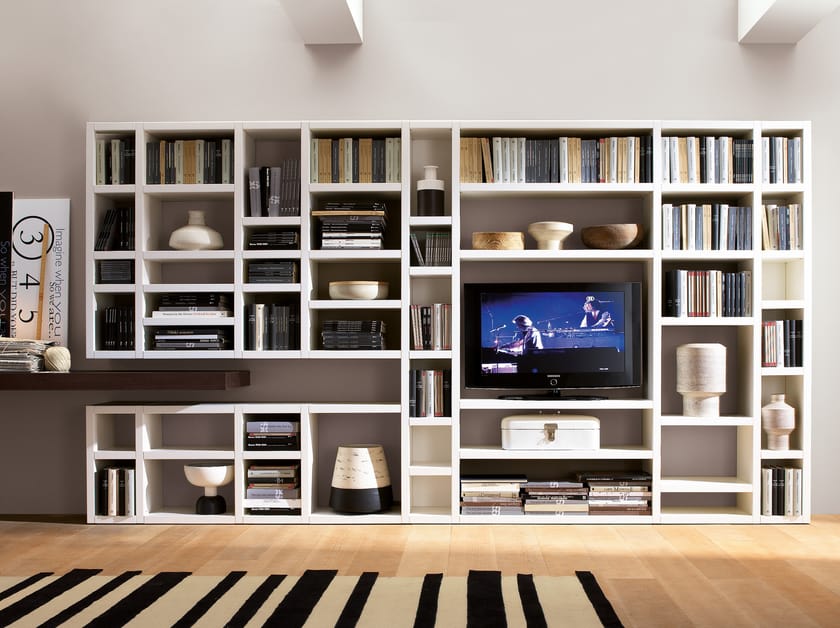 Деревянный книжный шкаф MisuraEmme CROSSING ARCH-00140966