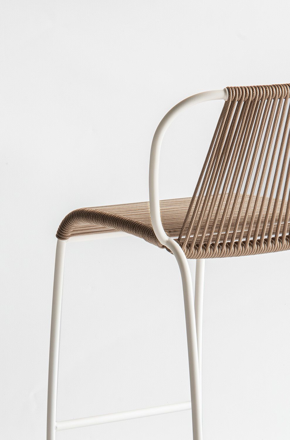 Морской веревочный садовый стул со спинкой Potocco Tibes ARCH-00023832 - Вид №4