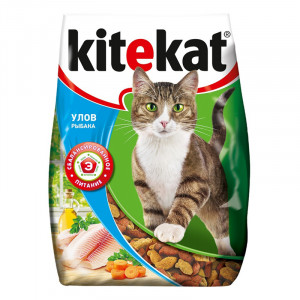 ПР0051332 Корм для кошек Улов рыбака сух. 1,9кг Kitekat