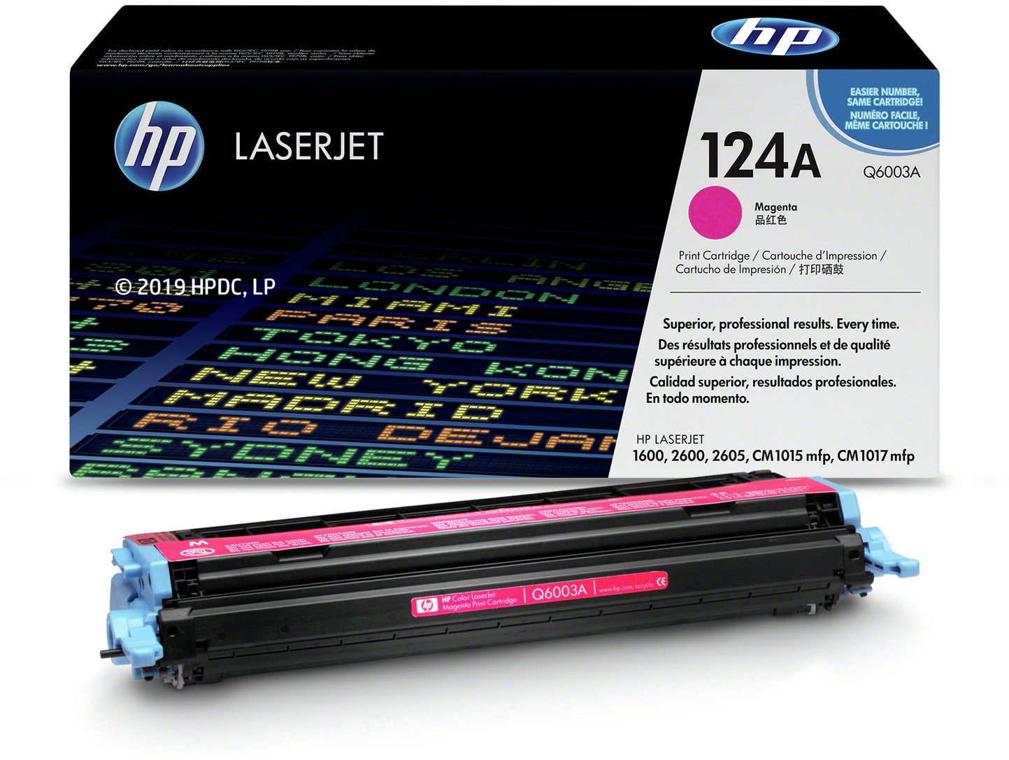 Q6003A color laserjet magenta print cartridge HP Santreyd  - Вид №1