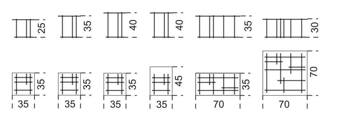 Квадратный Хрустальный журнальный столик Gallotti&Radice TETRIS ARCH-00133825 - Вид №4