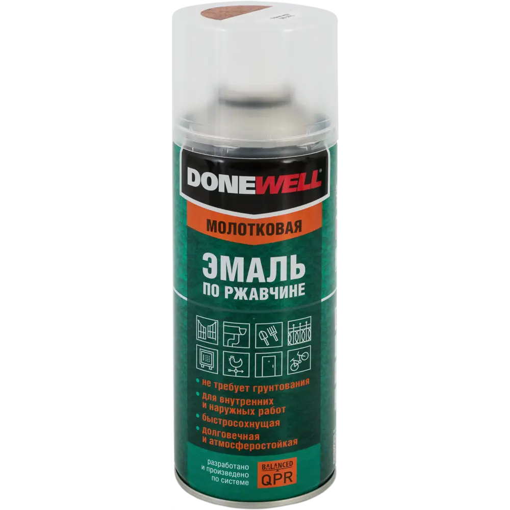 Эмаль по ржавчине Donewell цвет чёрная медь 0.52 л KUDO STLM-2141633