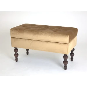 90494423 Банкетка Redblack 8848 78x43x40 см дерево цвет золотой STLM-1352436