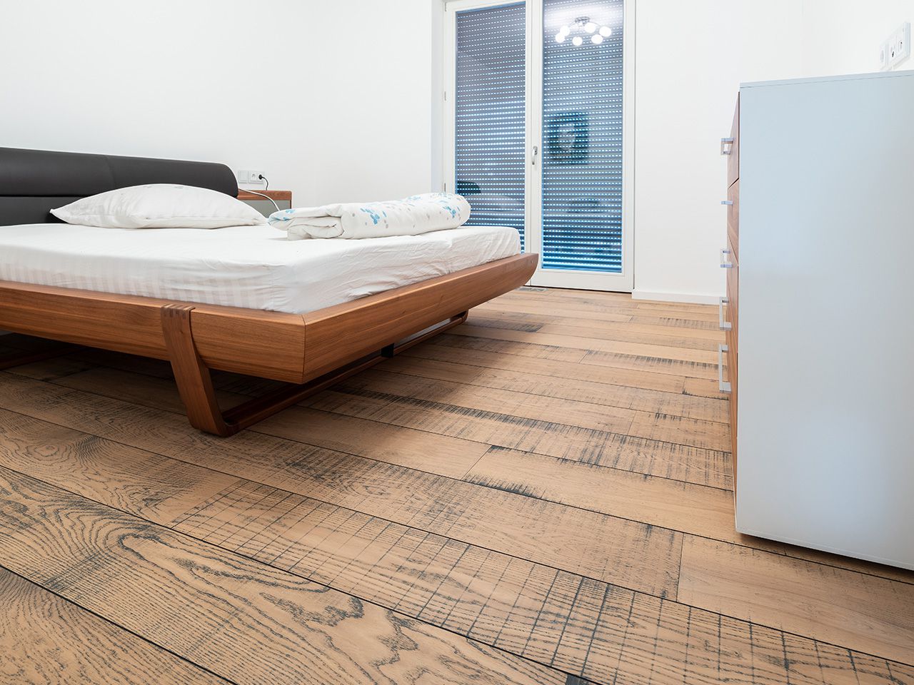 Дубовый паркет Dennebos Flooring серый ARCH-00029125 - Вид №2