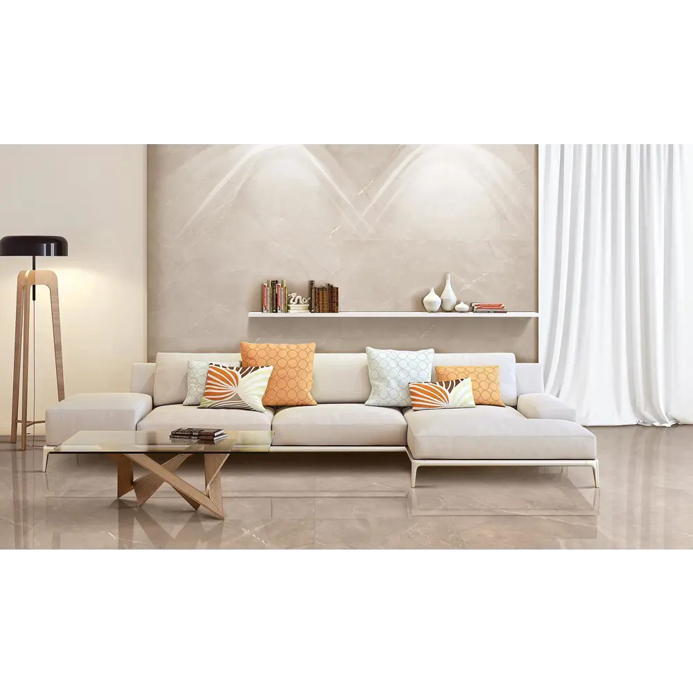Керамогранит Vitrum Taupe 60x60 см 1.44 м² матовый, цвет бежевый 83715814 STLM-2127823 Santreyd  - Вид №4