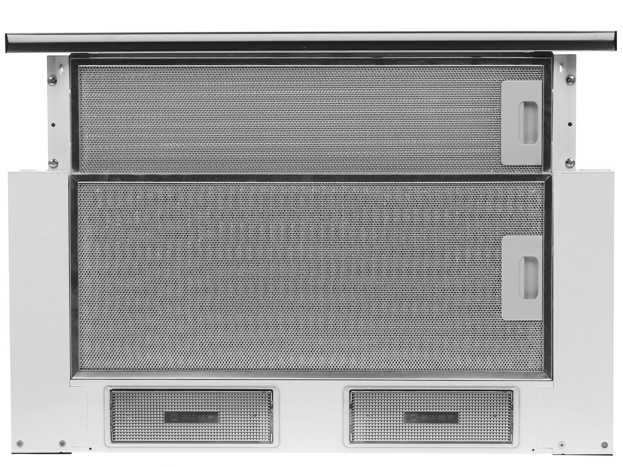 1256364 Вытяжка телескопическая KRONA KAMILLA 6002DNIX белый/серебристый STDN-0088058 - Вид №6