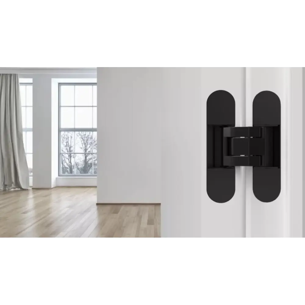 88906676 Петля дверная скрытая 120x30x30 мм ЦАМ цвет черный STLM-0898182 Santreyd  - Вид №6