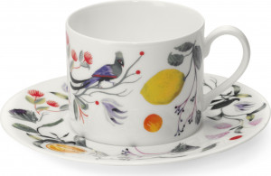 10639931 Dibbern Чашка чайно-кофейная цилиндрическая Dibbern "Райский сад" 250мл Фарфор