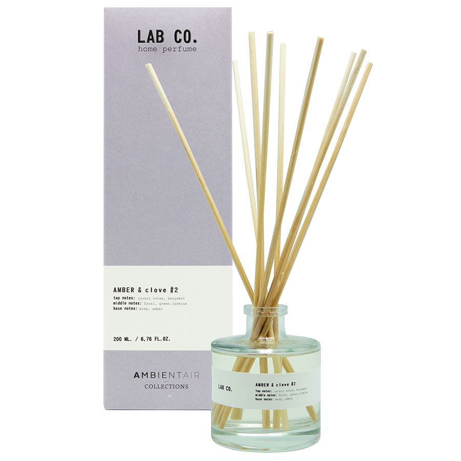 MK200GCLB Диффузор ароматический lab co, Амбра и гвоздика, 200 мл Ambientair 