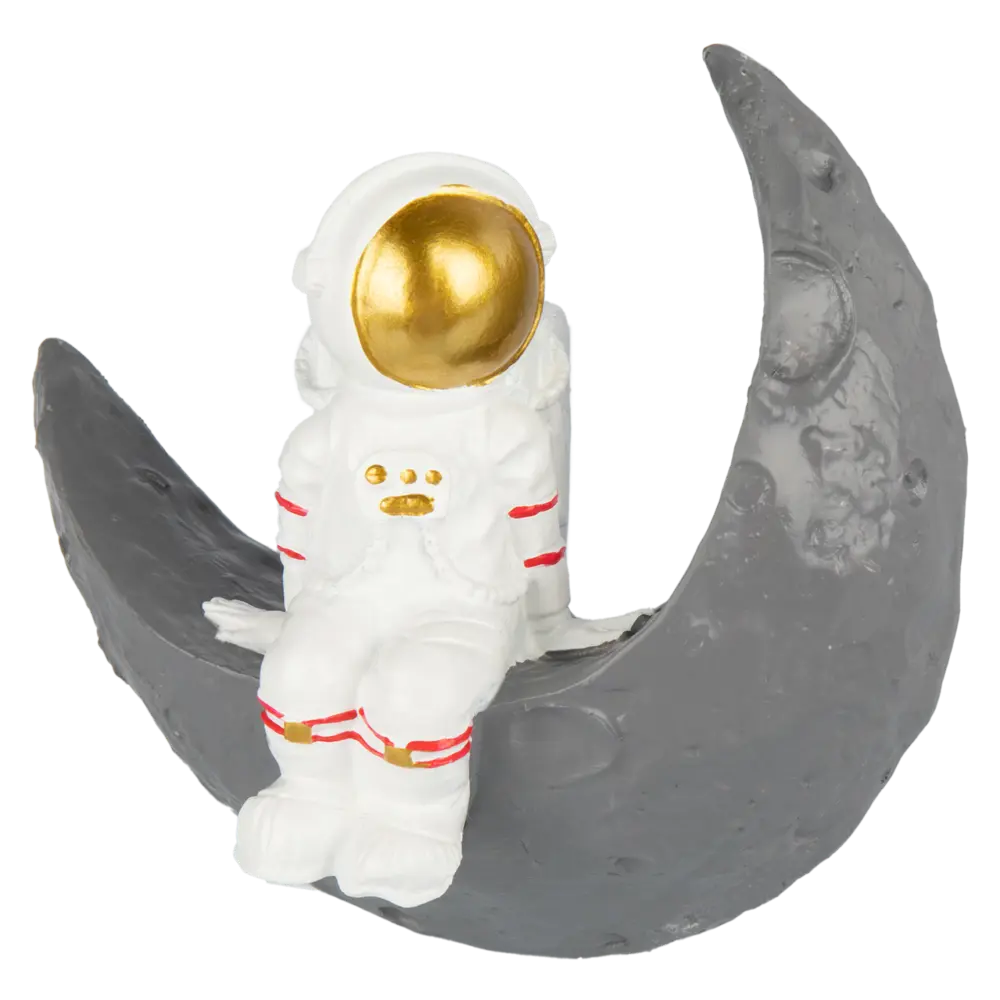 Santreyd Космонавт на полумесяце - декоративная фигура для интерьера 89385278 STLM-1481149