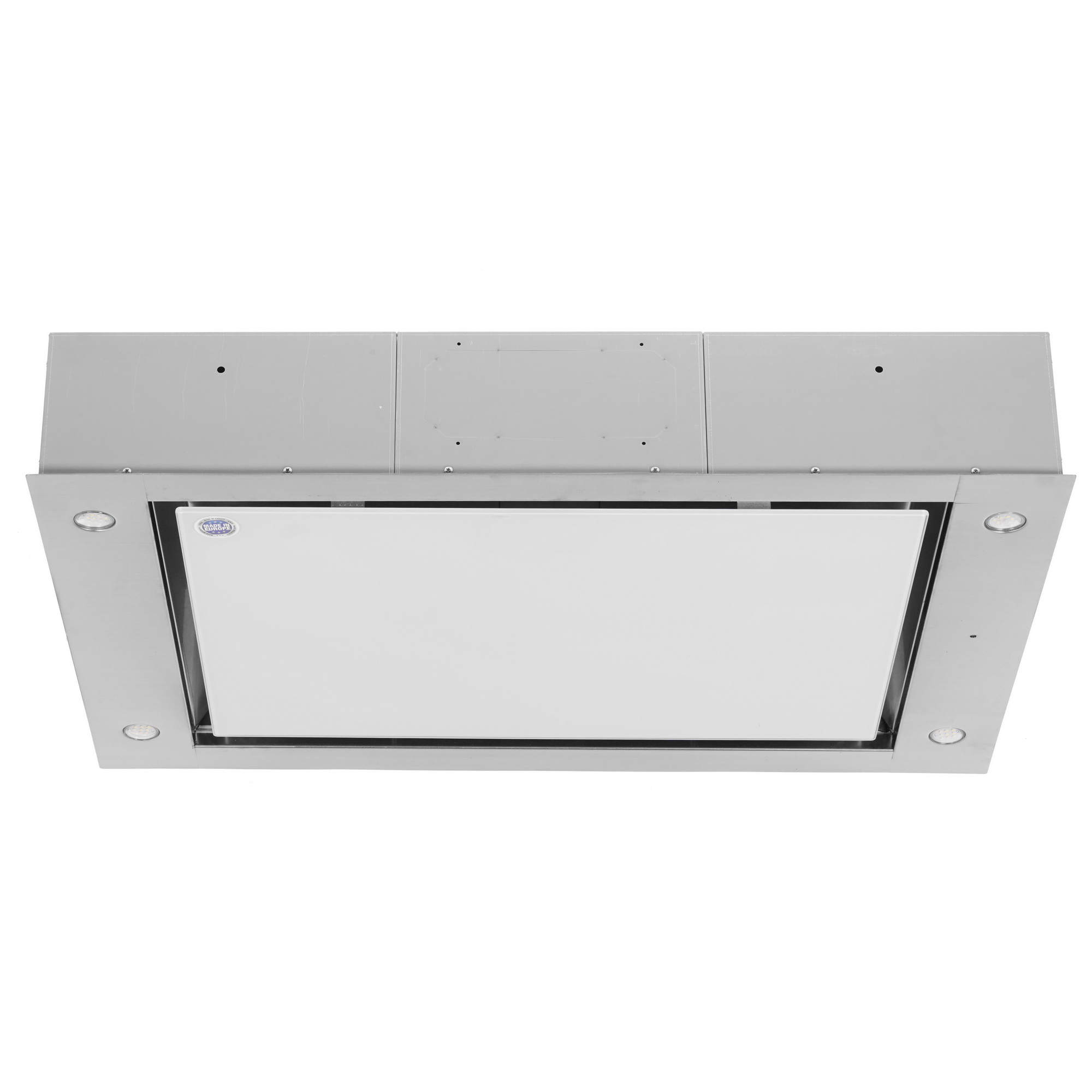 1147156 Вытяжка островная Akpo WK-9 Manado серебристый/белый STDN-0124812 - Вид №1