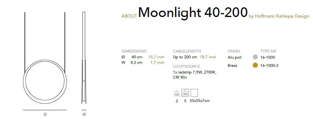 Алюминиевый светодиодный подвесной светильник Quasar Moonlight ARCH-00017659 - Вид №16