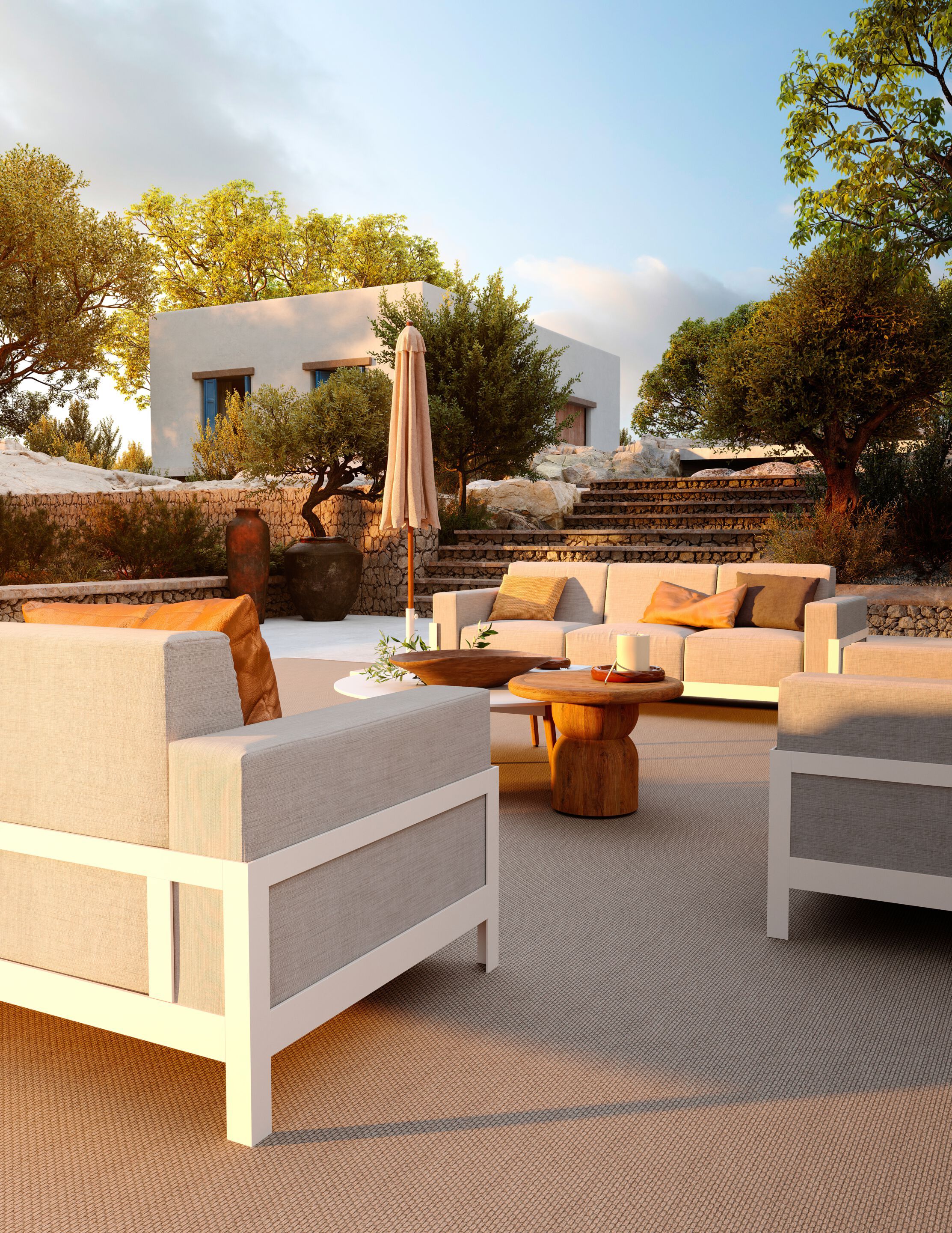 Тканевое садовое кресло с подлокотниками Walters More Comfort ARCH-00029527 - Вид №8