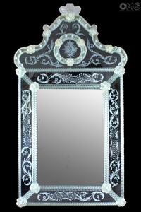 912 ORIGINALMURANOGLASS Венецианское зеркало Moroni - муранское стекло OMG  см