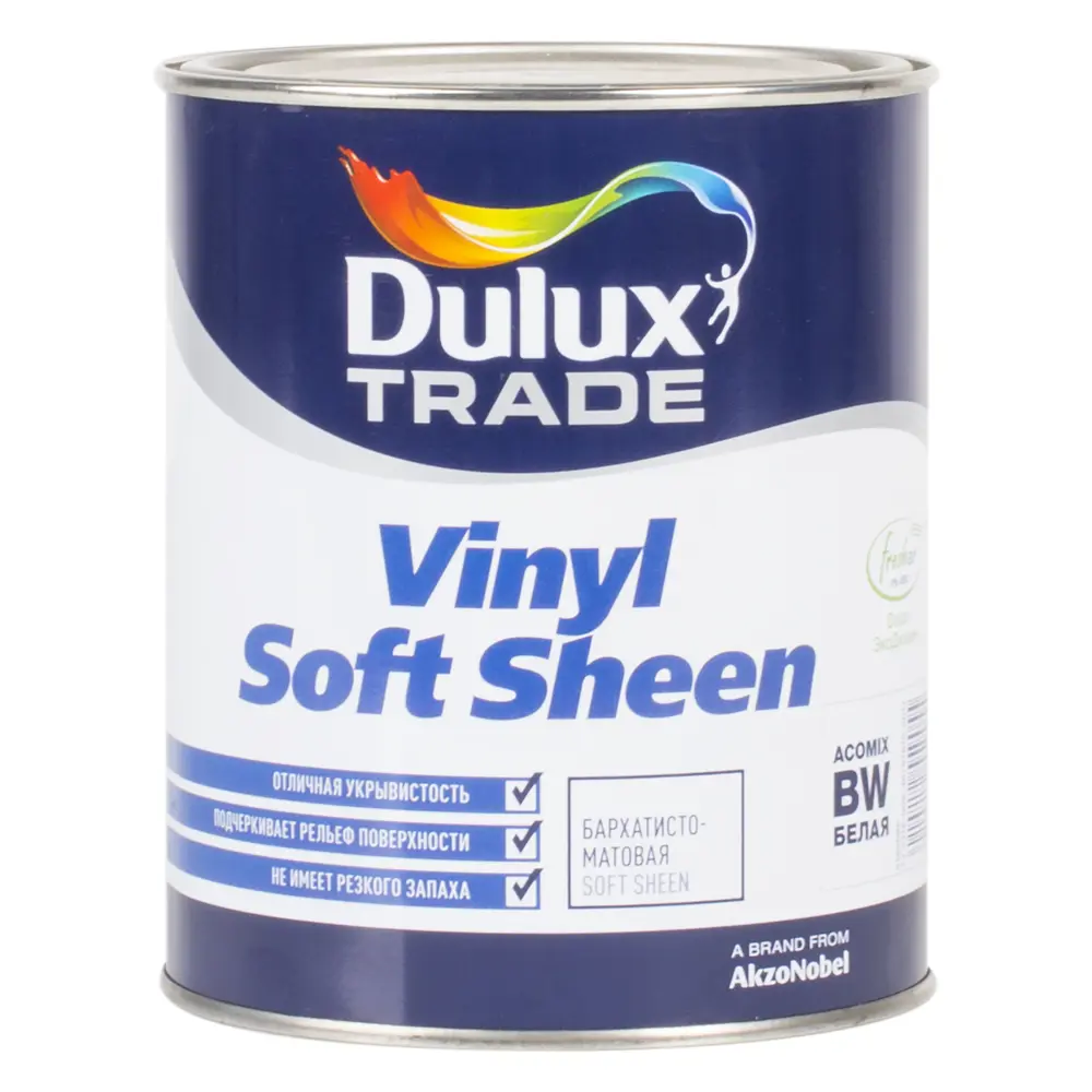 Краска Dulux Soft Sheen база BW 1 л STLM-2150350 - Вид №1