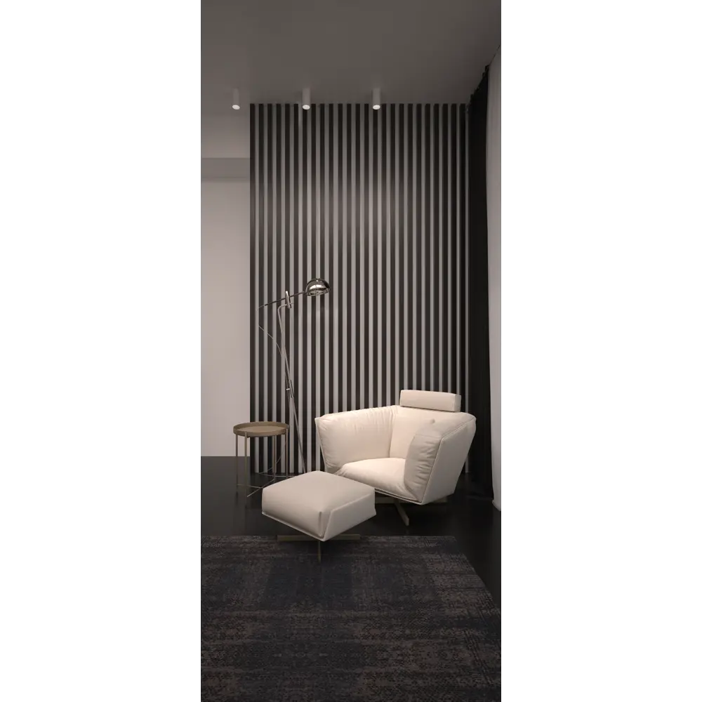 Santreyd Бриона: интерьерные рейки МДФ Black Edition для стильного декора 86033630 STLM-0066236 - Вид №2