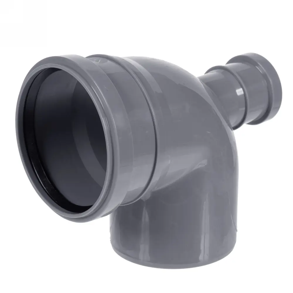 Фронтальный канализационный отвод ПОЛИТЭК 110/50 мм с уплотнительными кольцами 13921212 STLM-0004009