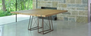 Italy Dream Design Квадратный стол из дерева бриккола Roxy