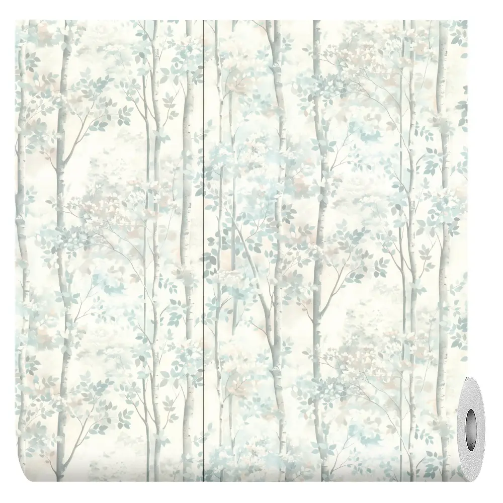 VOG COLLECTION Dforest - Флизелиновые обои с текстурой леса в бежево-зеленых тонах 89394820 Dream Forest STLM-1401666