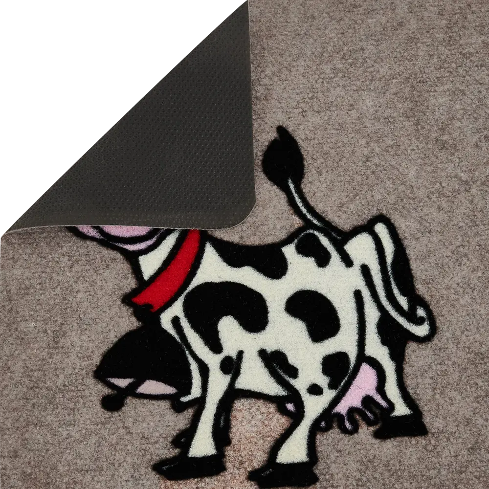 Коврик придверный полипропилен Star Flock Cow 40x60 см цвет разноцветный 86546995 STLM-2045814 Santreyd  - Вид №3