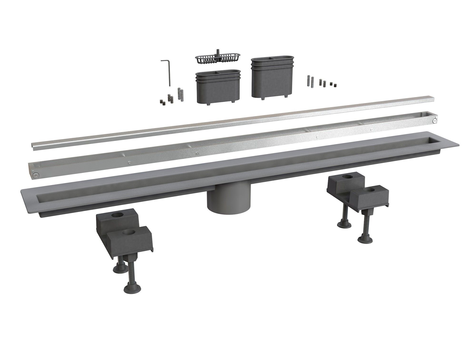 Слив для душа из нержавеющей стали Bonomini Canalissima ARCH-00043053 - Вид №1