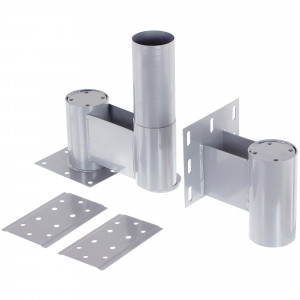 12514236 Комплект верх/низ 225 мм, сталь, цвет алюминий