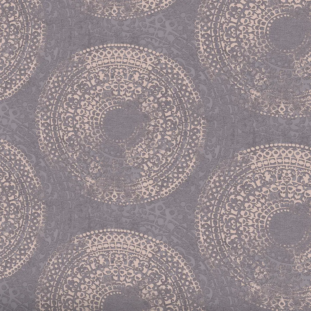 Обои флизелиновые Wallsecret Maya фиолетовые 1.06 м 8901-29 STLM-2194638